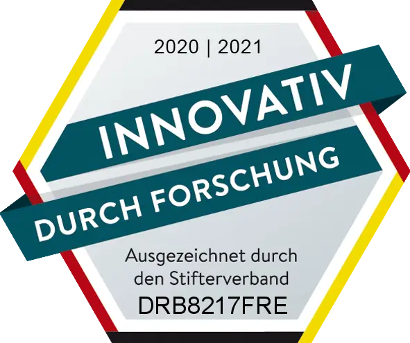Siegel Innovativ durch Forschung 2020/2021 – Stifterverband